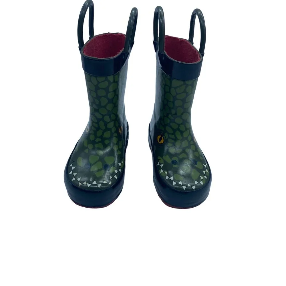 Capelli New York Kids Dinosaur Rain‎ Boots Kid Size 4/5